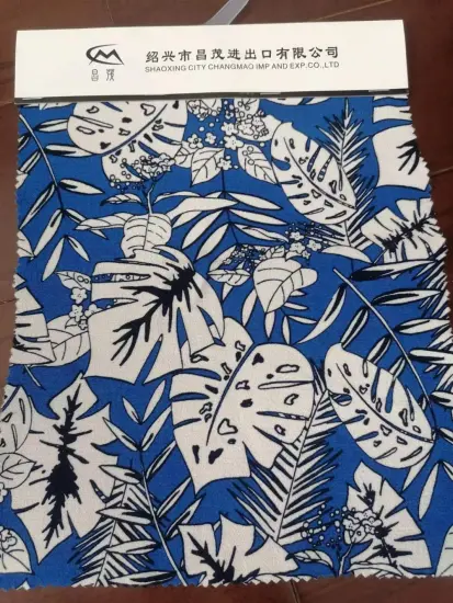 Heavy 16s Viscose marocain crepe printed fabric 180gsm