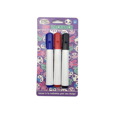 Non Toxic Dry Erase Whiteboard Markers - 3 Colors, Ideal for School and Office