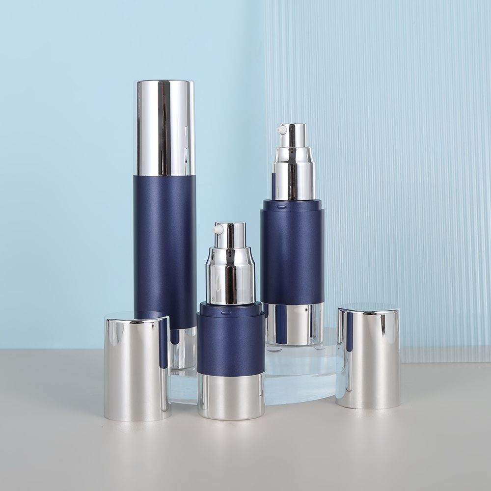 Cosmetic Vacuum Container Bottle With Lotion Pump