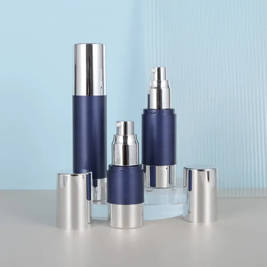 Cosmetic Vacuum Container Bottle With Lotion Pump
