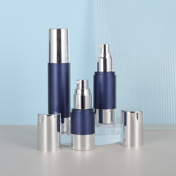 Cosmetic Vacuum Container Bottle With Lotion Pump