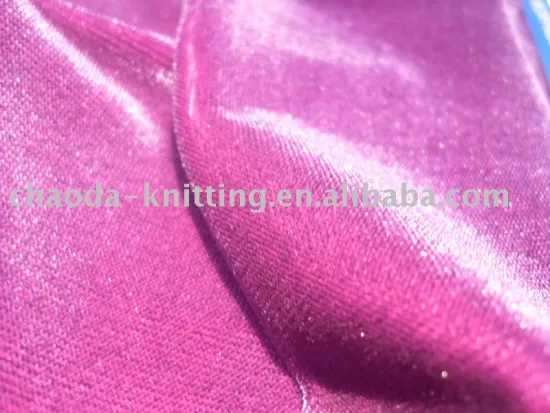 warp knitting velvet/spandex fabric