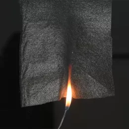 Pre-oxidized fiber needle-punched non-woven fabric, automotive insulation fireproof felt