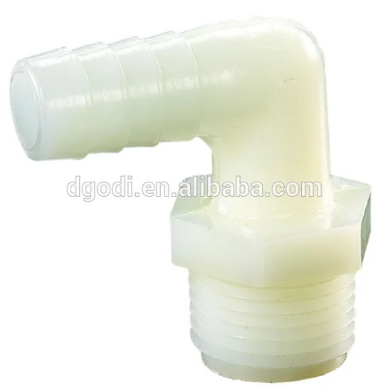Custom made high precision injection moulding nylon plastic pipe fitting
