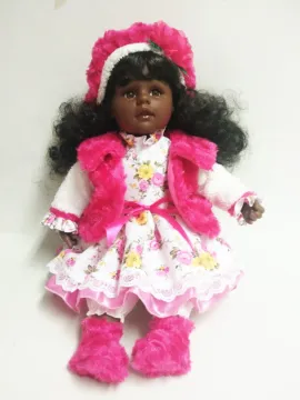 24 Inches Curly Hair Vinyl Doll