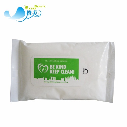 Wholesale Wet Travel Vitamin E Cleaning Wipes