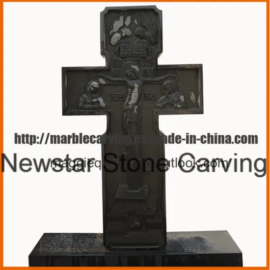 Simple Cross Jesus Tombstone for Graveyard mm1737