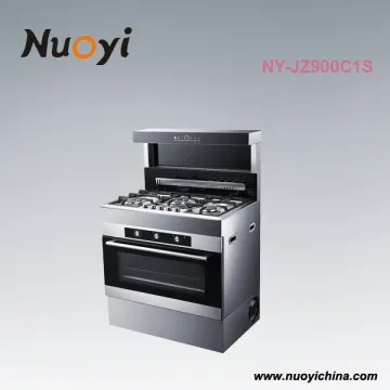 Hot sale electric commerical gas cooking range hood with oven with ce certificate