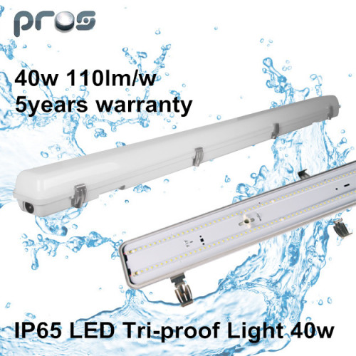 1200mm 40w Led suspended ceiling light fittings tri-proof led light