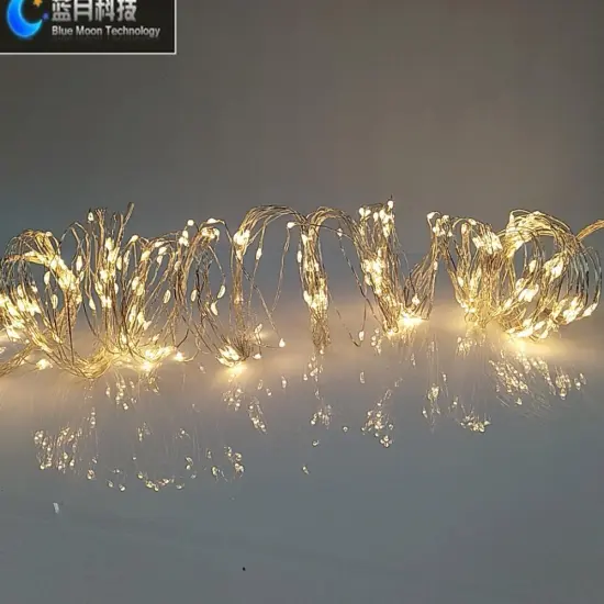 IP44 LED Garland Light 3V Adapter Operated Copper Wire String Light for Outdoor Use