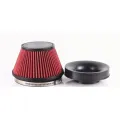 Filtro dell'aria per auto rossa con stack di velocità 3 ''/3,5 ''/4 ''