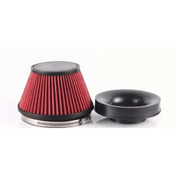 Filtro dell&#39;aria per auto rossa con stack di velocità 3 &#39;&#39;/3,5 &#39;&#39;/4 &#39;&#39;