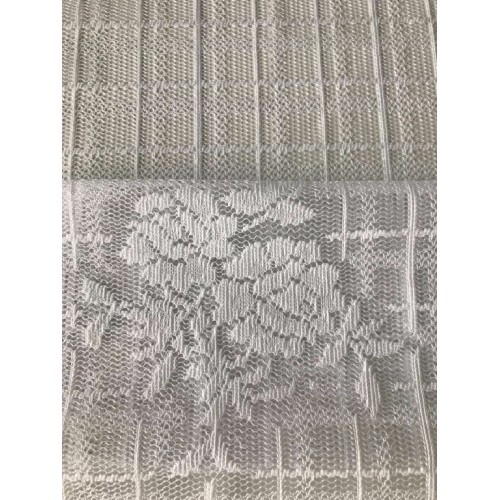 Tissu de dentelle de fleur de position