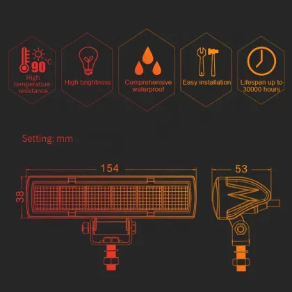 Chiming hot sale LED 6" 18w LED light bar automotive lighting for truck offroad SUV ATV UTV LED work light bars