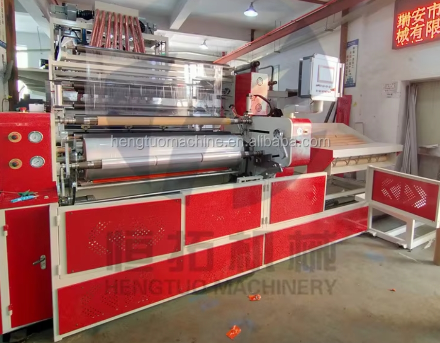 מכונת סרט מתיחה עם מערכת טעינת נייר אוטומטית