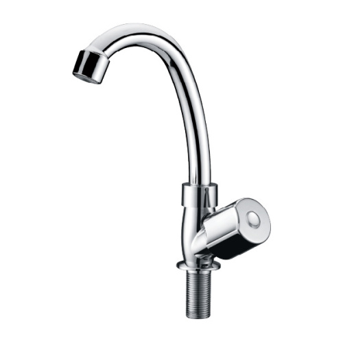 Two handles chrome finished kitchen faucet taps