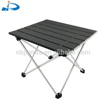Aluminum Portable Folding Camping Table,Compact Ultralight Picnic Table Roll up with Carrying Bag for Indoor and Outdoor Picnic