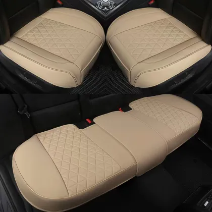 Breathable PU Leather Car Seat Covers for Auto Chair Cushions