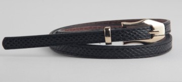 New ladies fashion imitation snake skin PU belt