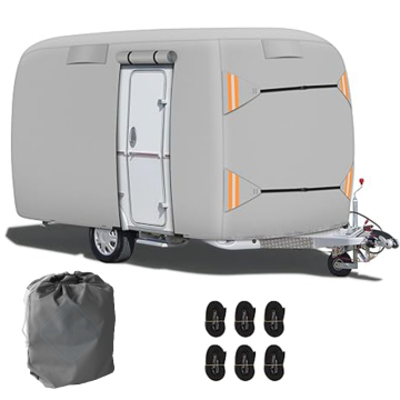 Vattentät och dammtät anpassad resetrailer RV -täckning - Rip -stop Car Awning Tent