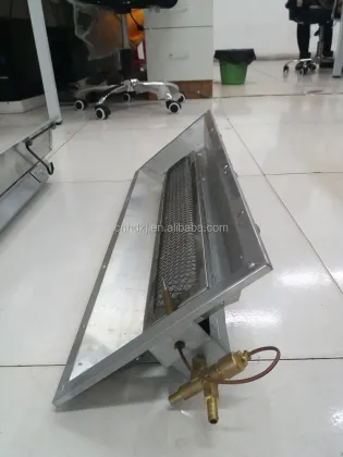 Gas fired infrared patio heaters