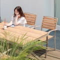 เก้าอี้ Courtyard Outdoor Garden Open-Air Balcony Cafe