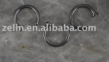 Black nose stud body piercing jewelry