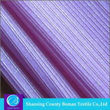Textile fabrics supplier Latest design Fashion Plain polyester foil fabric