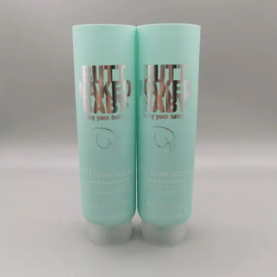 Shower gel body wash cosmetic tube packaging