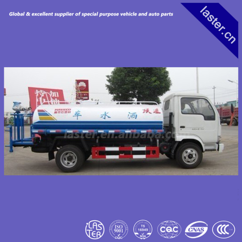Yuejin 5CBM watering cart, carbon water tank truck, street&greening water truck