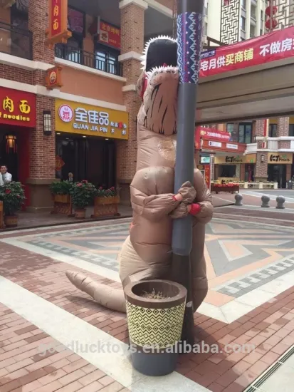 hot sale in Spain inflatable t-rex costume