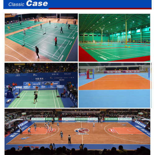 Professionelle Indoor -PVC -Volleyball Sport Flooring Mehrzweckwirtschaftssportmatte