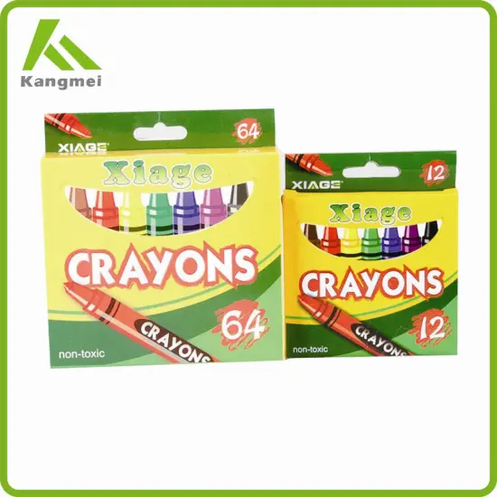 Cheap bath crayon for child wax crayon for kids 12pcs set