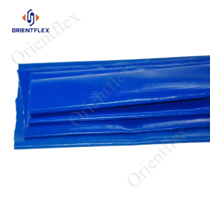 flexible blue lay flat hose