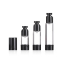 Black Airless Pump Serum Bottle 30ml Cosmetic Bottle