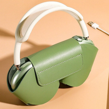 Leather Earphones Case ODM OEM Protective Case for iPhone Max Headphones