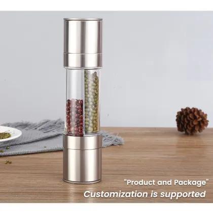 Pepper Grinder Metal Spice Mills Kitchen Application Manual