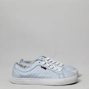 2021 side emboosed flower design blue lady shoes