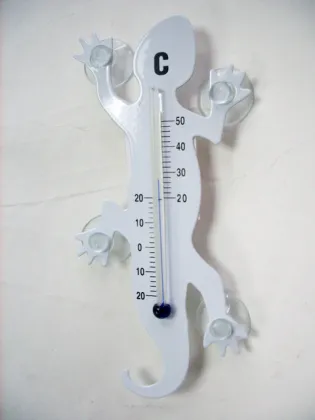 Octopus Shape Wall Red Mercury Thermometer