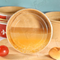 Spaghetti Bowl Restaurant fast food round paper bowl Supplier