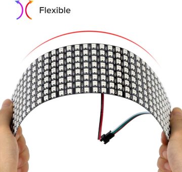 BTF -Lighting WS2812B RGB LED Pixel Matrix Panel - 256 εικονοστοιχεία, εύκαμπτο και προγραμματιζόμενο