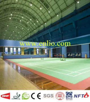 ITTF sports flooring badminton court mat