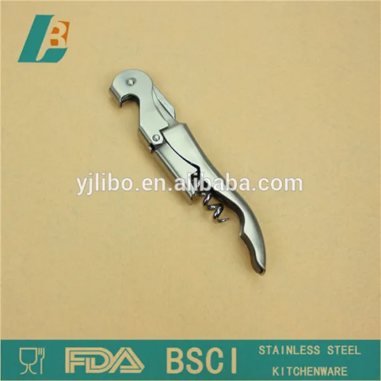stainlese steel opener corkscrew bottle opener