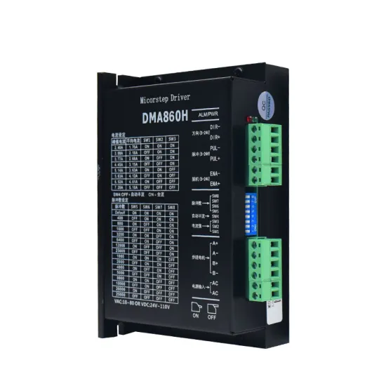 DMA860H 2-Phase Stepper Motor Driver: Versatile Voltage Compatibility for Micro Stepper Motor Control
