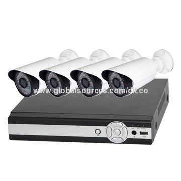 4 Channels 720p HD CVI DVR Kit, Supports P2P Cloud Function, Real-time HD Recording and Playback