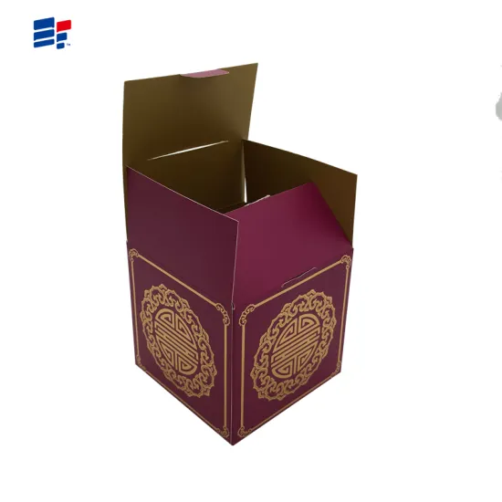 Kraft christmas custom packaging gift box