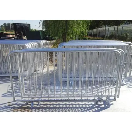 Galvanized Construction Barricades Crowd Control Barriers