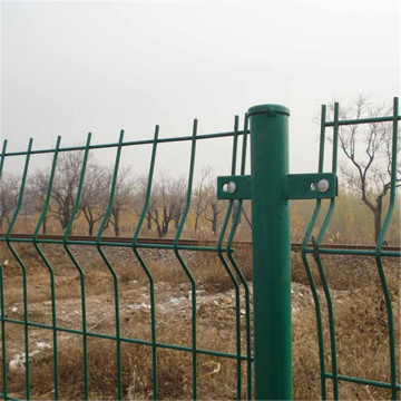 3D Garden Fence Metal Curved Panel