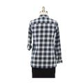 2020 Mode Dames Plaid Shirt Chique Geruite Blouse