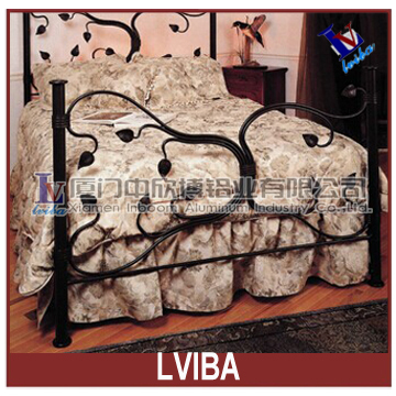 Bedroom furniture double bed frame & metal bed frame
